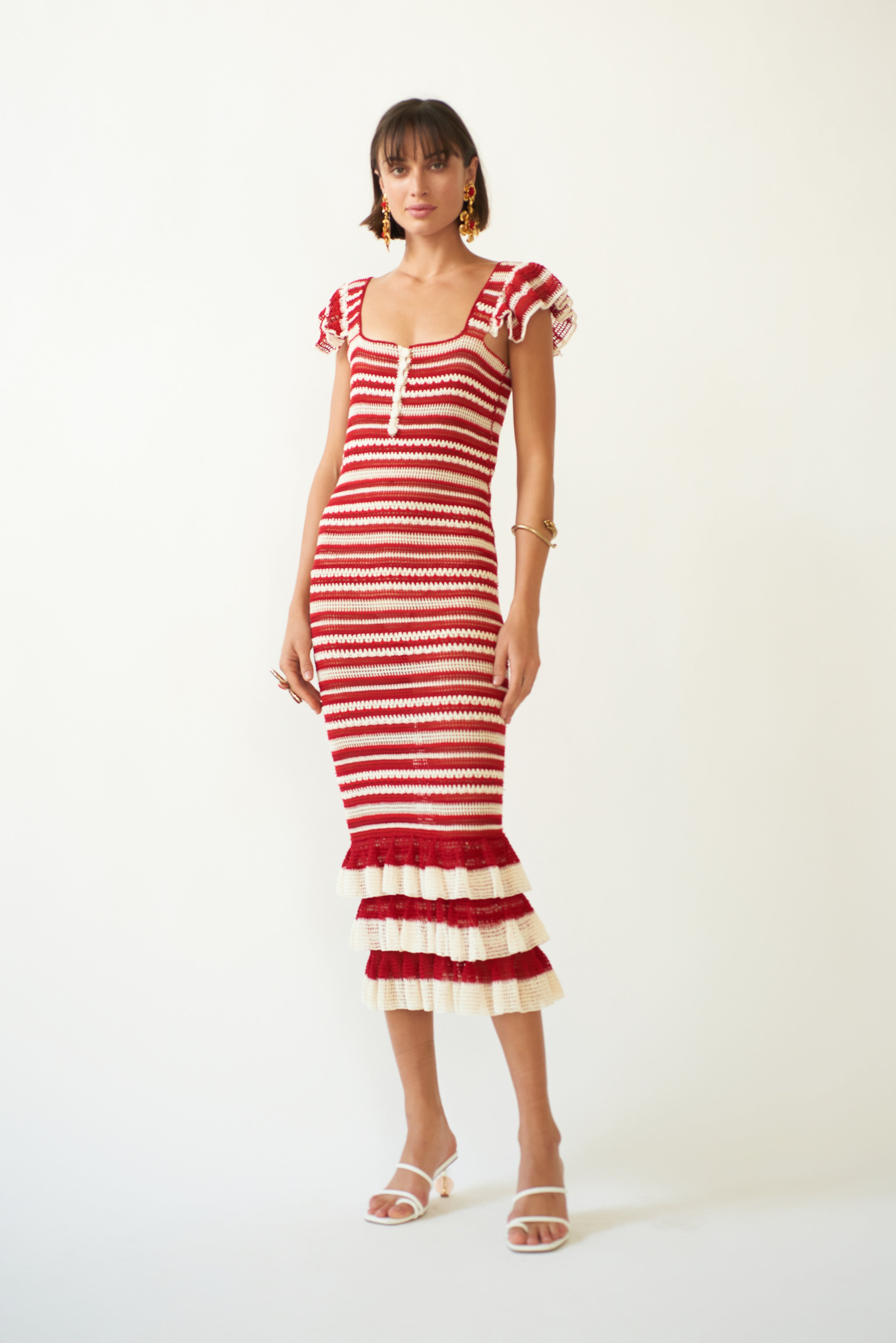 Striped Red Dress - Final Sale