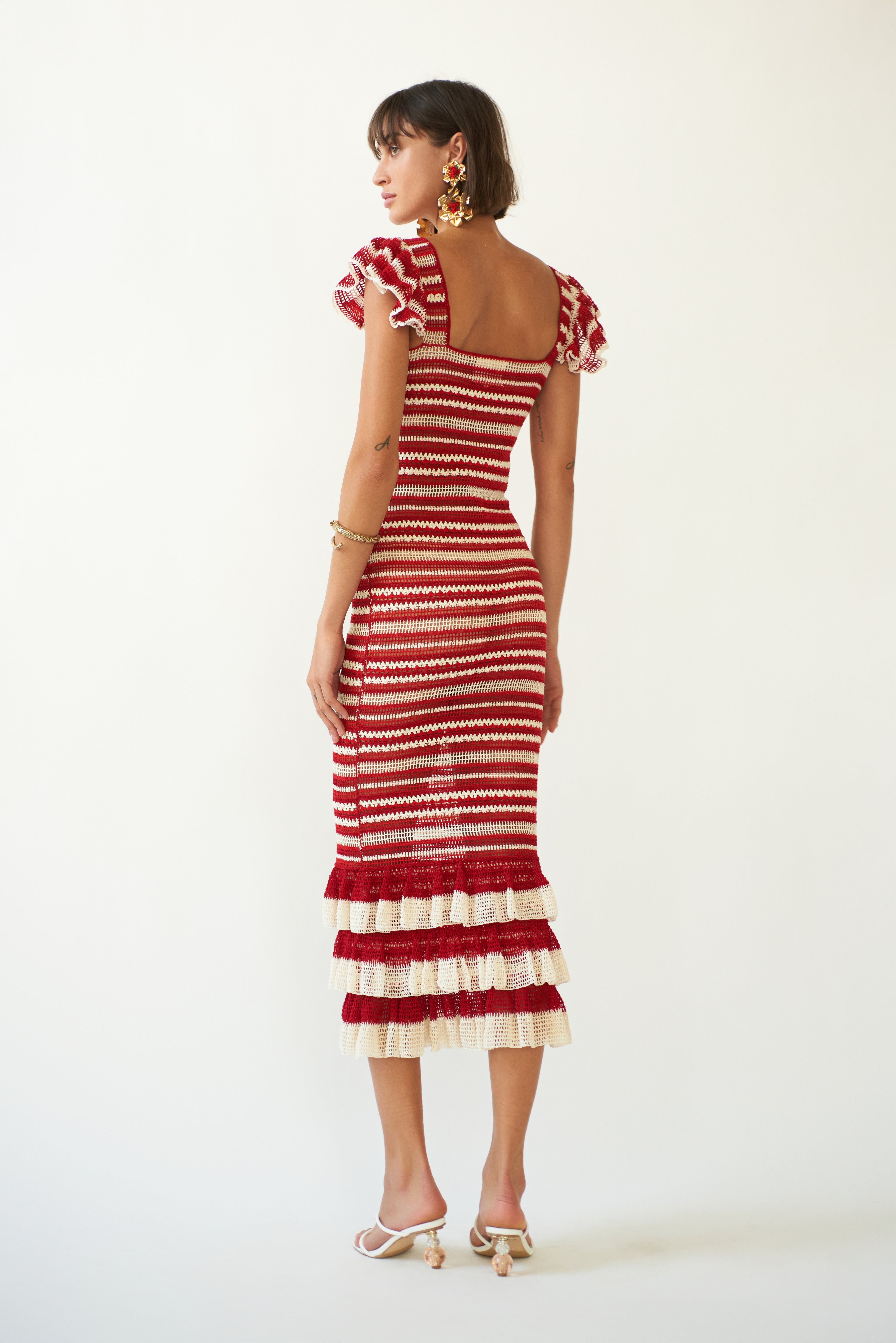 Striped Red Dress - Final Sale