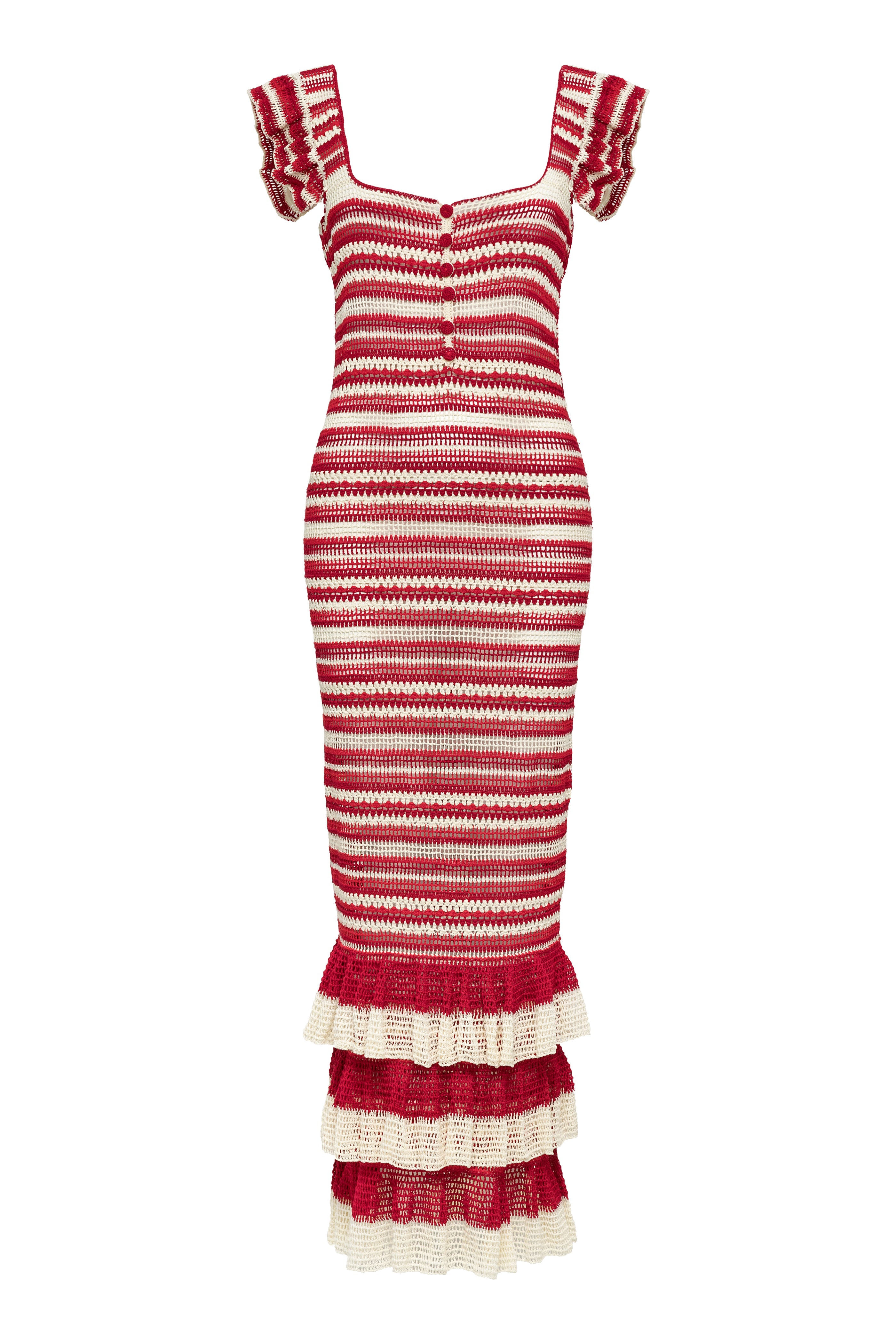 Striped Red Dress - Final Sale