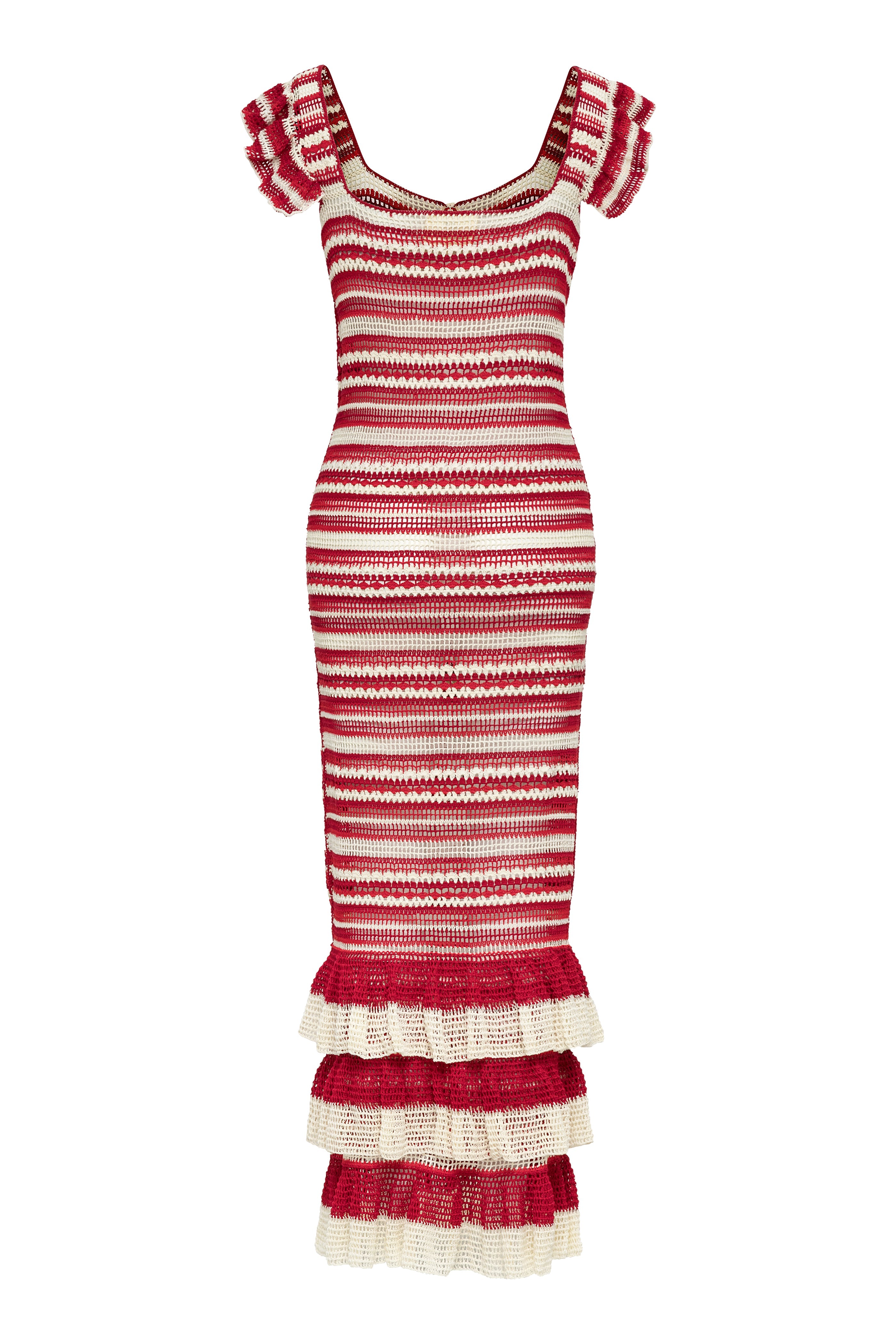Striped Red Dress - Final Sale