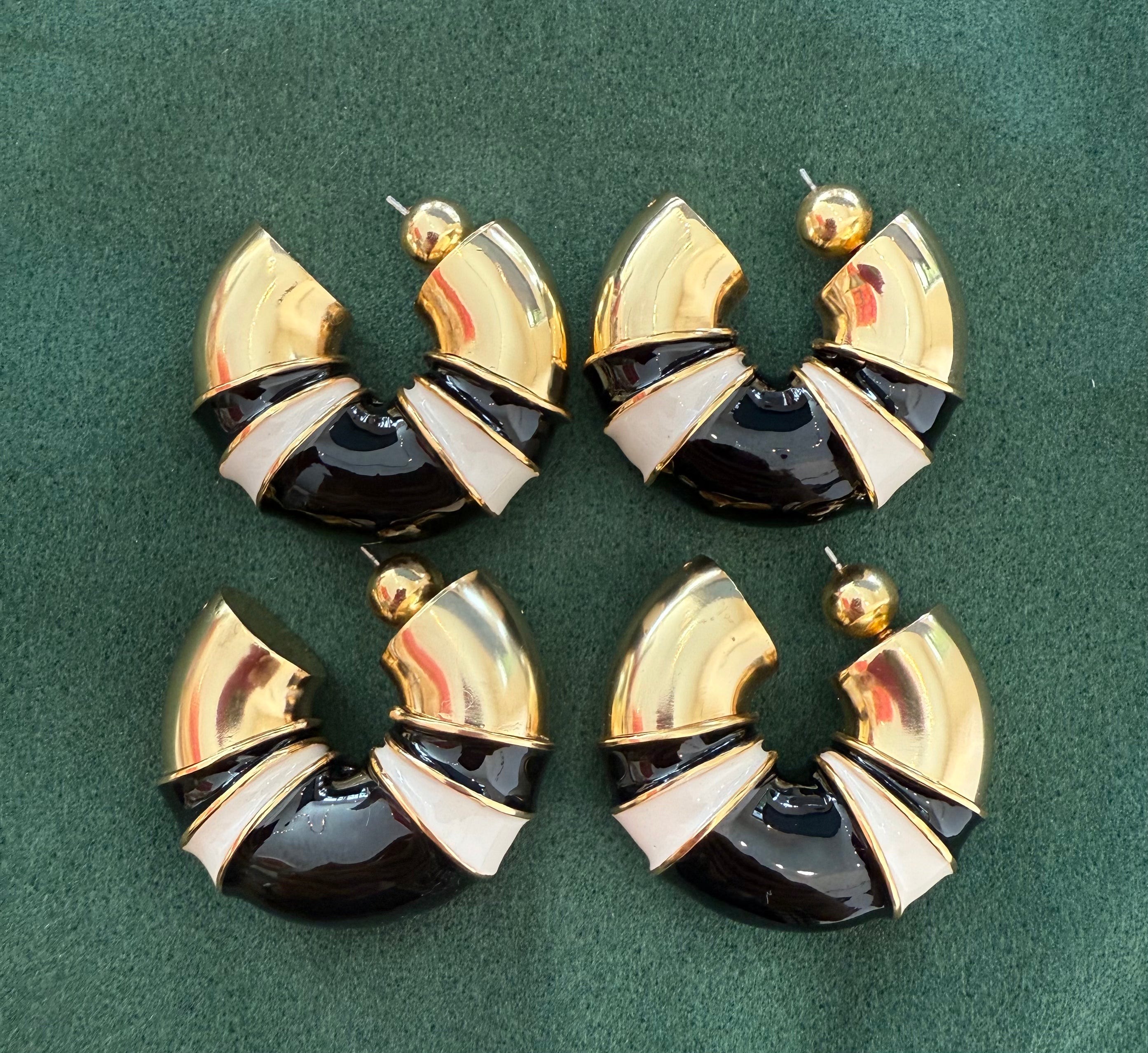 ZA HOOPS LARGE EARRINGS